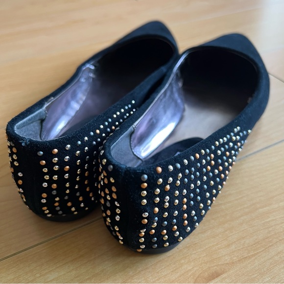 Women’s Black Sued Isle 7.5 Steven Madden Sandals. - Picture 6 of 6